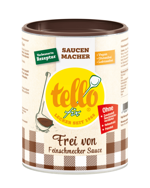 tellofix Feinschmecker Sauce z. Braten "FREI VON" 520g