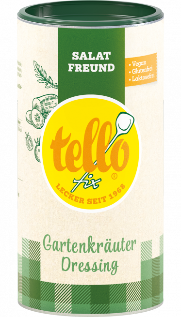 tellofix Salatfein Gartenkräuter 220g