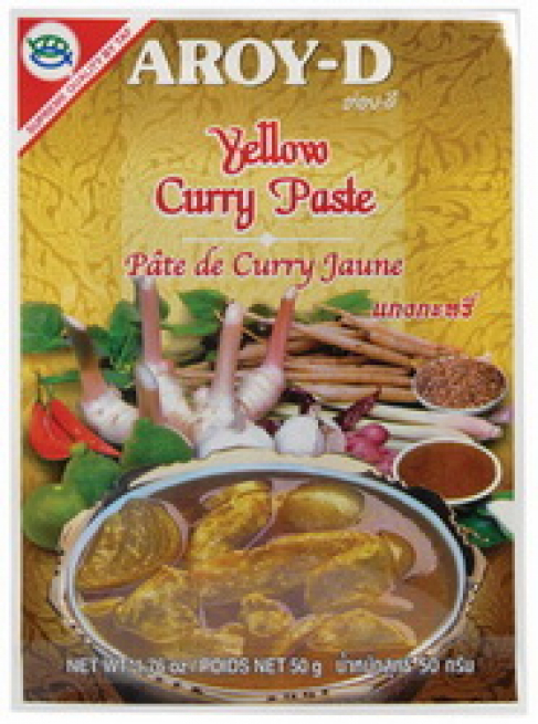 Currypaste Yellow Aroy-D 50g