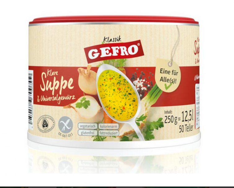 Www Reichel Gewuerze Com Gefro Suppe 250g Mhd Marz 21