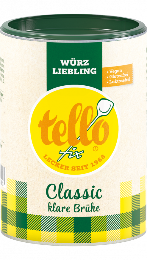 tellofix ,klare Delikatess-Suppe, 220g