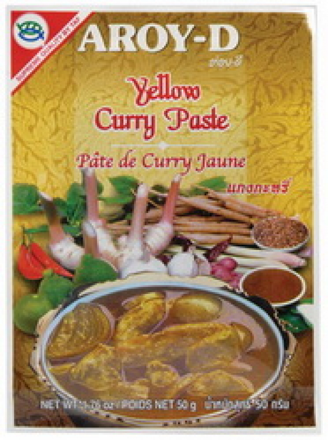 Currypaste Yellow Aroy-D 50g